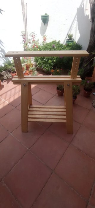 Caballetes de madera (5 unidades)