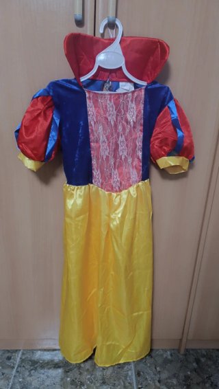 Disfraz Vestido Blancanieves Niña