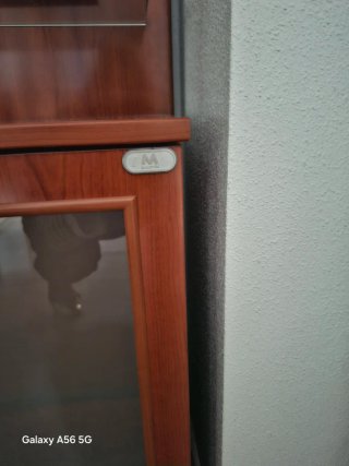 Mueble recibidor con espejo y cajones