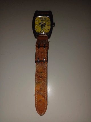 Reloj Mujer Marrón y Amarillo