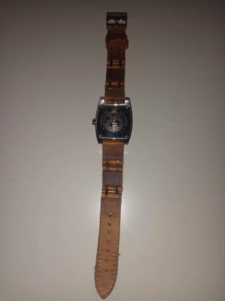 Reloj Mujer Marrón y Amarillo