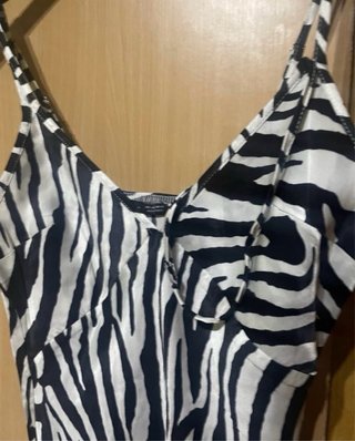 Vestido cebra tirantes