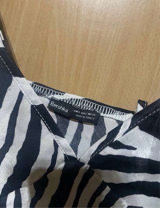 Vestido cebra tirantes