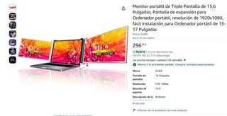 Monitor Portátil Tri-Screen 72% NTSC