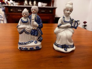 Statue da collezione coppia e musa
