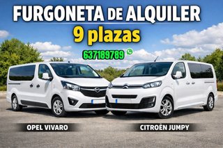 Alquiler furgoneta 9 plazas