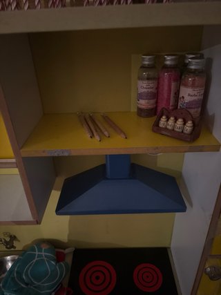 Cocina de madera artesanal para niños