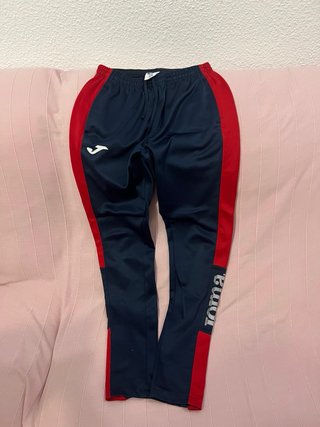 Pantalones chándal Joma azul y rojo