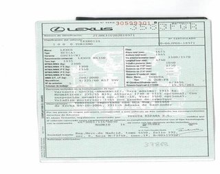 Mangueta trasera derecha lexus 35555 4230448031 rx