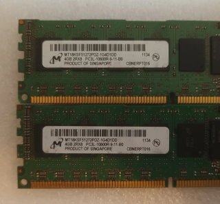 9x Módulos RAM DDR3 para Servidor (32GB + 8GB)