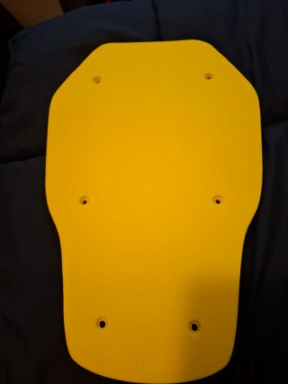 Protector Espalda Nivel 2 Amarillo moto