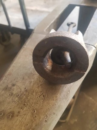 Conjunto émbolo bombas antiguas manuales