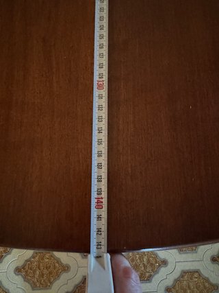 Tavolo rotondo vintage legno massiccio