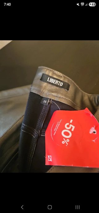 Pantalón metalizado Liberto T.34