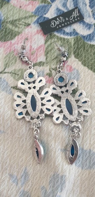 Orecchini Davi & All turchesi e argento