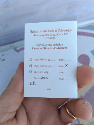 Bracciale Cavallo Gioielli D'Abruzzo Argento