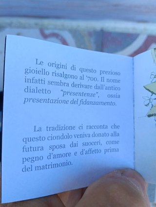 Gioiello d'Abruzzo La Presentosa collana argento