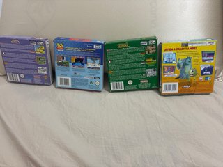 Pack 4 Juegos Game Boy Color Disney Pixar