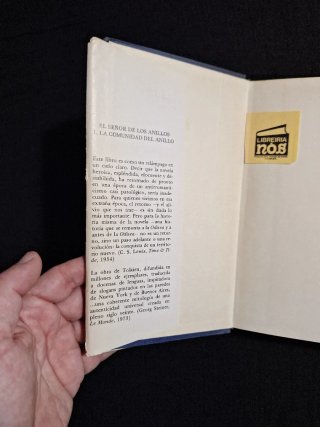 J.R.R. Tolkien El señor de los anillos 1ª edición