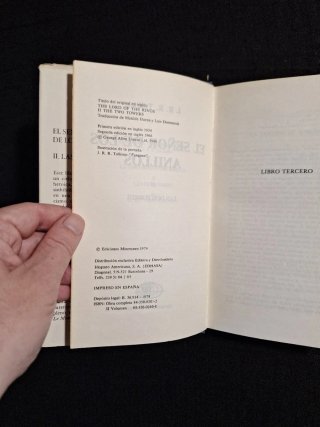 J.R.R. Tolkien El señor de los anillos 1ª edición