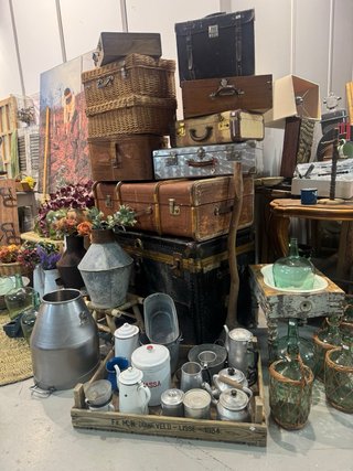 Decorazione vintage per eventi e ristorazione LEER