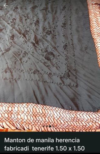 Mantón Manila Crepé