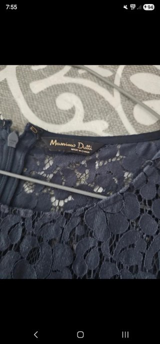 Vestido encaje Massimo Dutti T.S