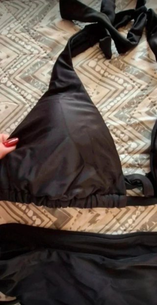 Bikini de mujer, color negro, talla M
