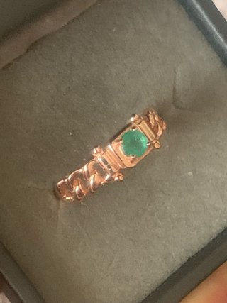 Anillo Plata Esmeralda