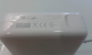 Cargador original para Macbook Pro 15” 85W Magsafe