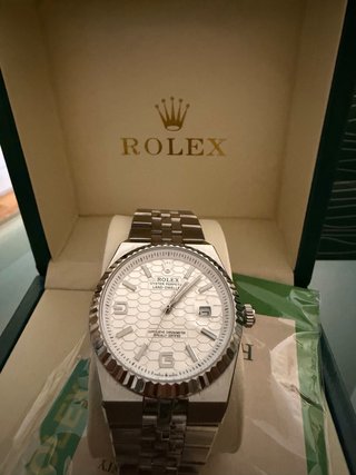 Rolex Land-Dweller Plata/Blanco - Buen Estado