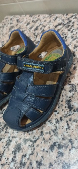 Sandalias Pablosky Azul Marino Niños número 27