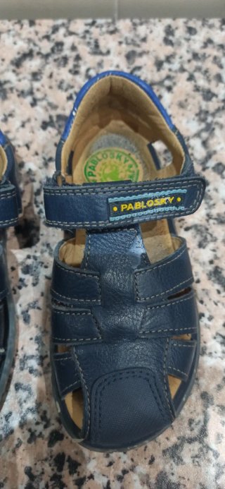 Sandalias Pablosky Azul Marino Niños número 27