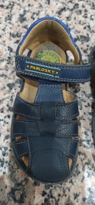 Sandalias Pablosky Azul Marino Niños número 27