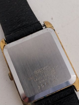 Reloj Seiko 6420-5460 Tank JDM 1982. Funcionando.