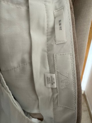 Traje Zara Beige Talla S