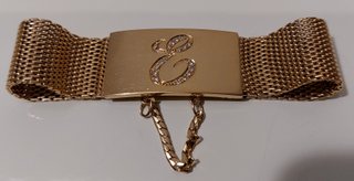 Pulsera oro 18kt con 18 brillantes peso 46gr Omega