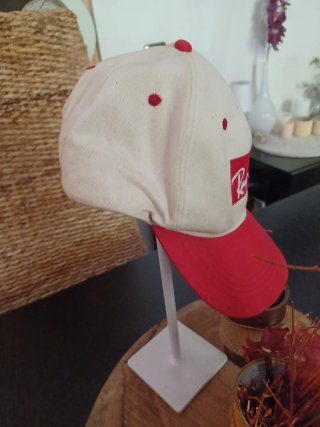 Cappello Ray-Ban Beige e Rosso