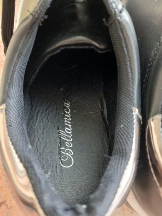 Sneakers platform donna nere e bianche