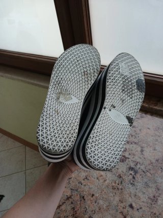 Sneakers platform donna nere e bianche