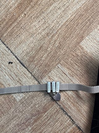 Pulsera Pandora Malla Acero Corazón