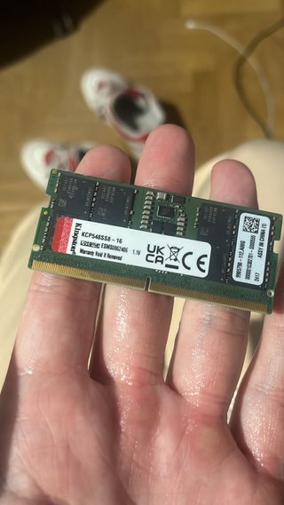 Kingston 16GB DDR5 4800MHz SODIMM Portátil