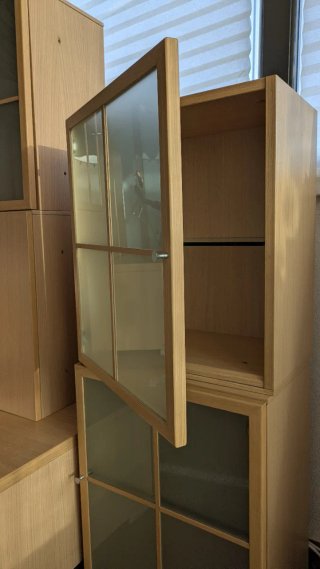 Módulos de madera roble para salón