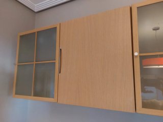 Módulos de madera roble para salón