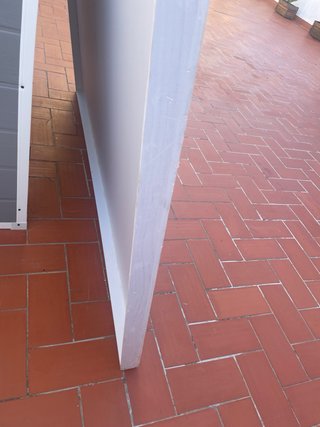Cabezal Zara Home Vetas Blanco/Gris