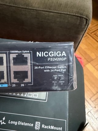 NICGIGA Switch PoE 802.3af/at RackMount