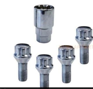 Set 4 tornillos antirrobo