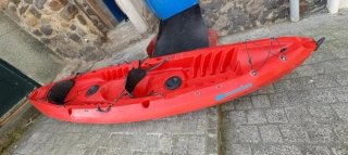 Kayak K2 Rojo venta en persona con 2 remos