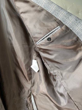 Americana cuadros gris Norvil hombre