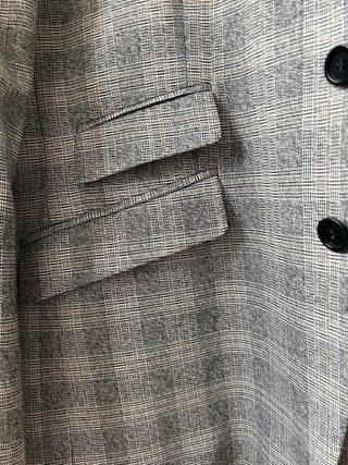 Americana cuadros gris Norvil hombre